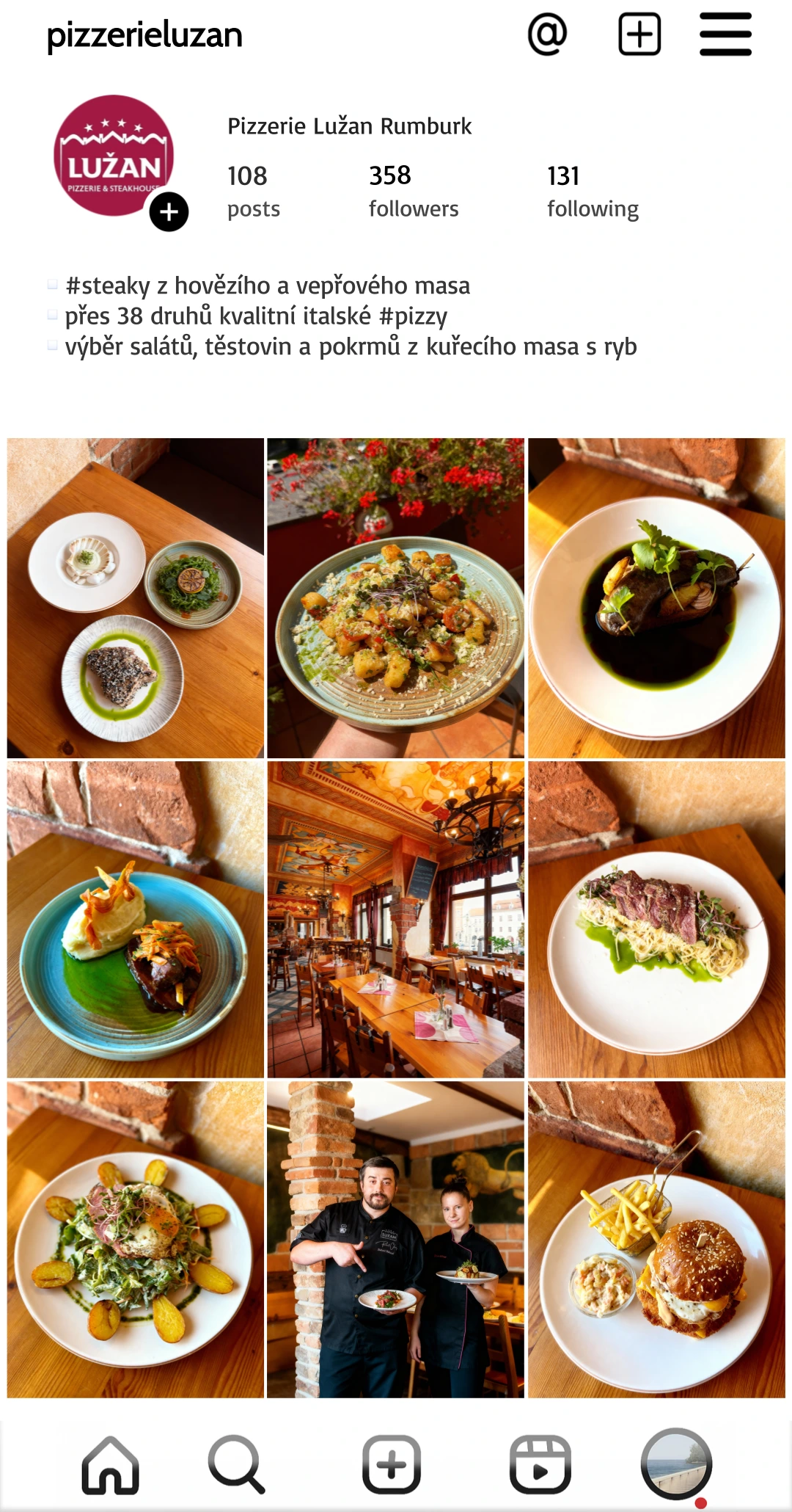 Příspěvky pro restauraci - první set